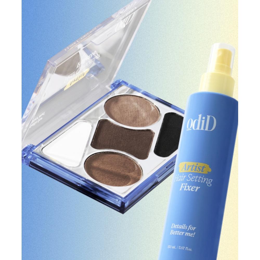 

Odid [набор] Палитра консилеров для волос Odid Artist + фиксатор для фиксации волос NONE