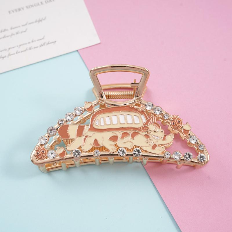 2025 Cute Creative Cartoon Hair Claw Boat Dragon Large Hair Claws Japanese Cat  Claw Clip Hair Accessories For Women