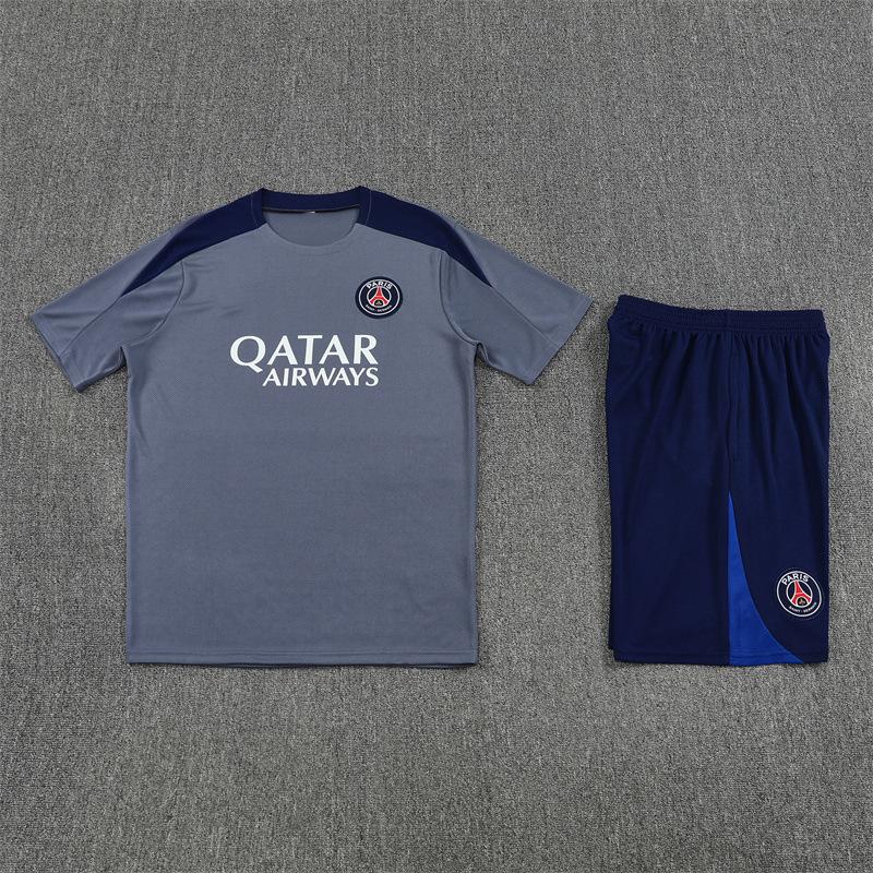 Brasile Arsenal Parigi Real Madrid Barcellona Spagna Chelsea Tuta da Allenamento Maglie da Calcio per Adulti Maniche Corte