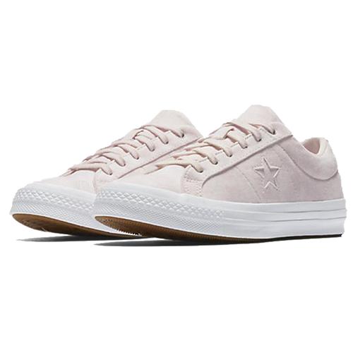 Converse One Star Ox Barely Rose White Pink 159711C