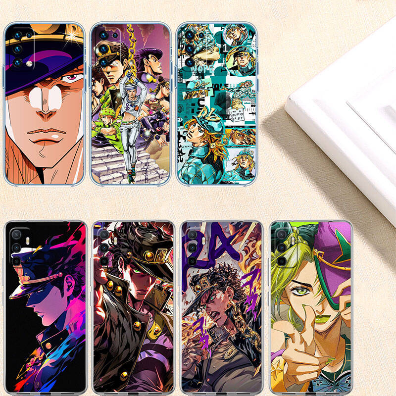 MH75 JoJos Bizarre Adventure Case for Motorola E7 G6 G7 G8 G9 Plus Power Play G10 G20 G04 E30 E40 E22 E20 E13 E15 G22 G23 G05 G75 G35 G55