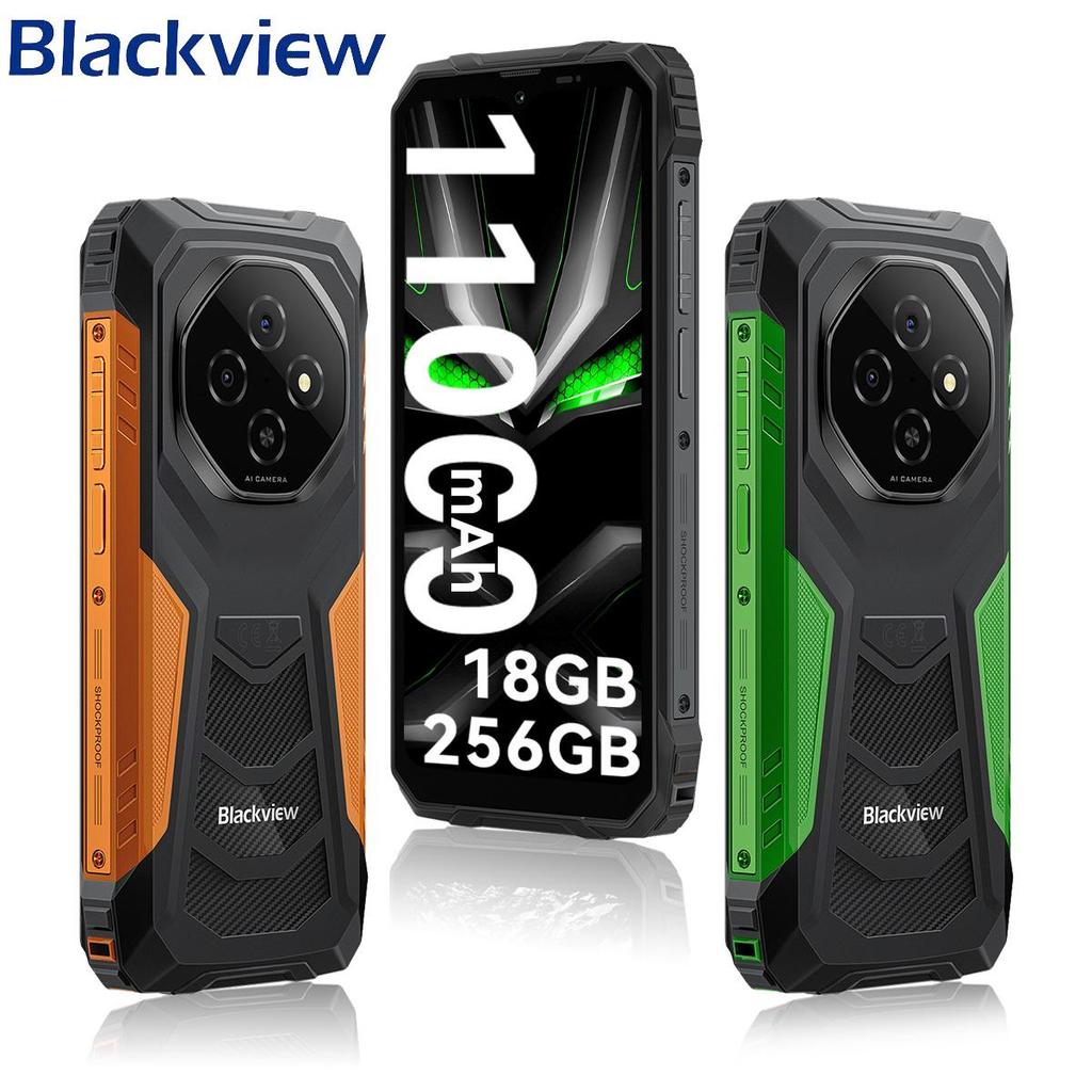 Blackview FORT 1 5G 4/6GB 128/256GB Android 15 Rugged Smartphone 6.56 Inch 90HZ  Mobile Phone 11000mAh