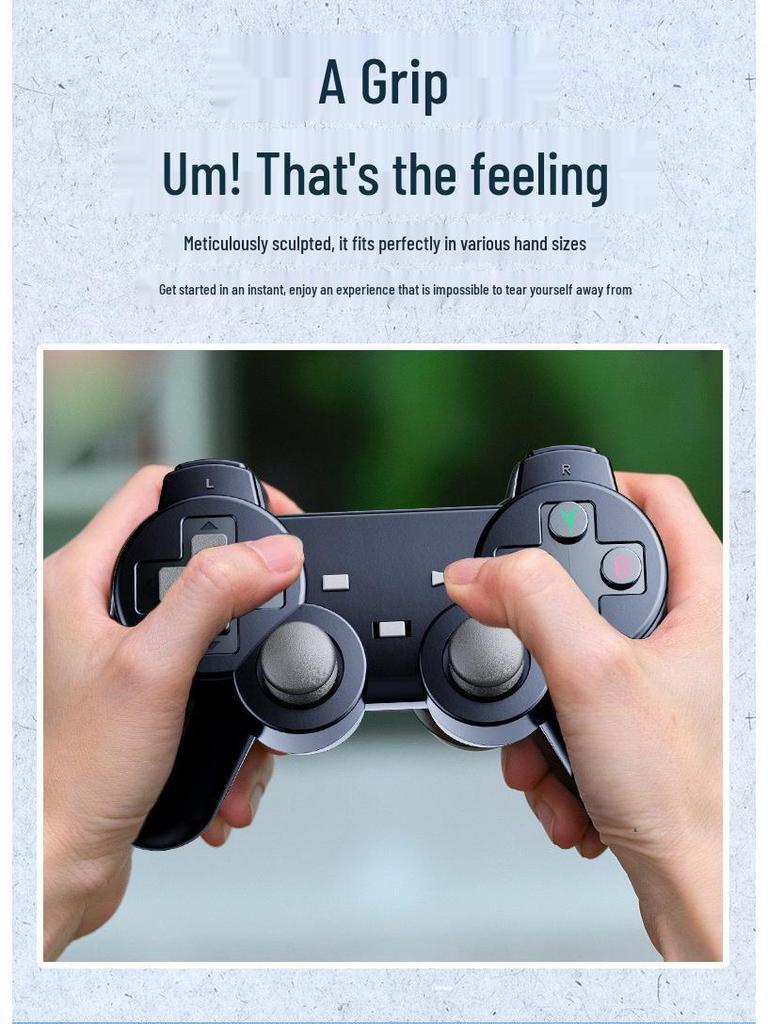 M8 HD 4K Retro Game Console with Dual Wireless Controllers for TV