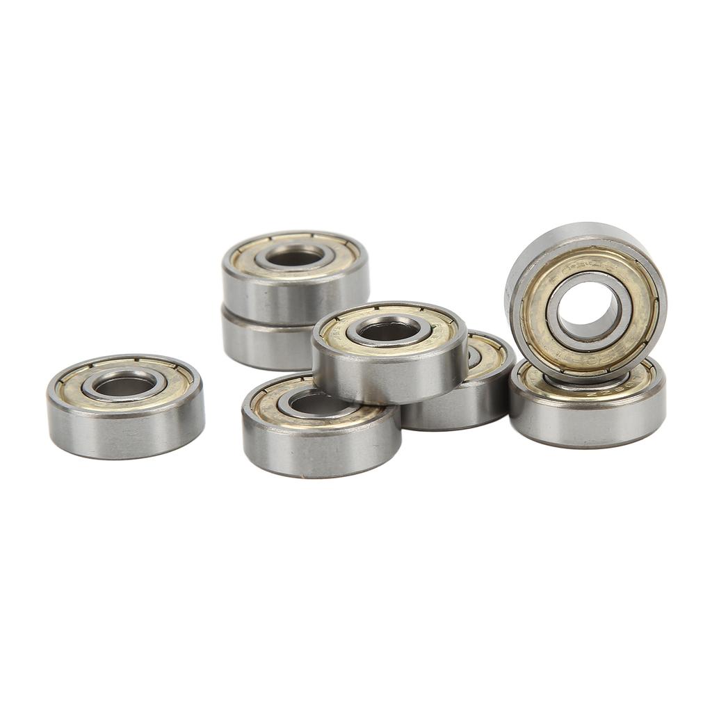 8 Pièces Roulement à Billes 608ZZ ABEC 11 Acier au Carbone Scellé Roulements de Skateboard 8x22x7mm pour Patins à Roulettes Planches de Danse