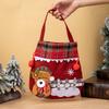 Christmas apple bag snowman gift bag Christmas Eve fruit packaging bag velvet gift tote bag apple box