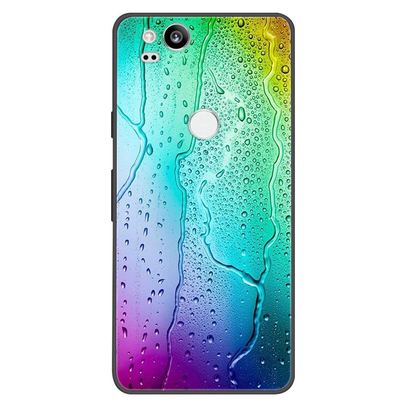 For Google Pixel 2 Case Soft Black Silicone Bumper Butterfly Phone Cover for Googe Pixel2 2XL Pixel2XL 2 Cases Fundas Coque