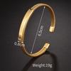 Atoztide New Open Bangle Bracelets for Women Stainless Steel Gold Color Adjustable Star Heart Bracelet Accessories Jewelry Gift