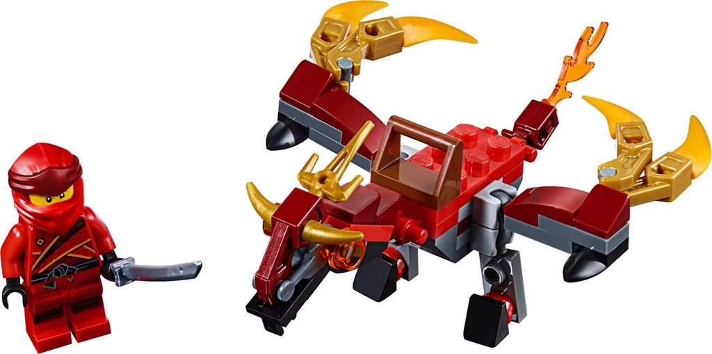 Lego 30535 Ninjago Legends Fire Dragon Mini Set In Polybag