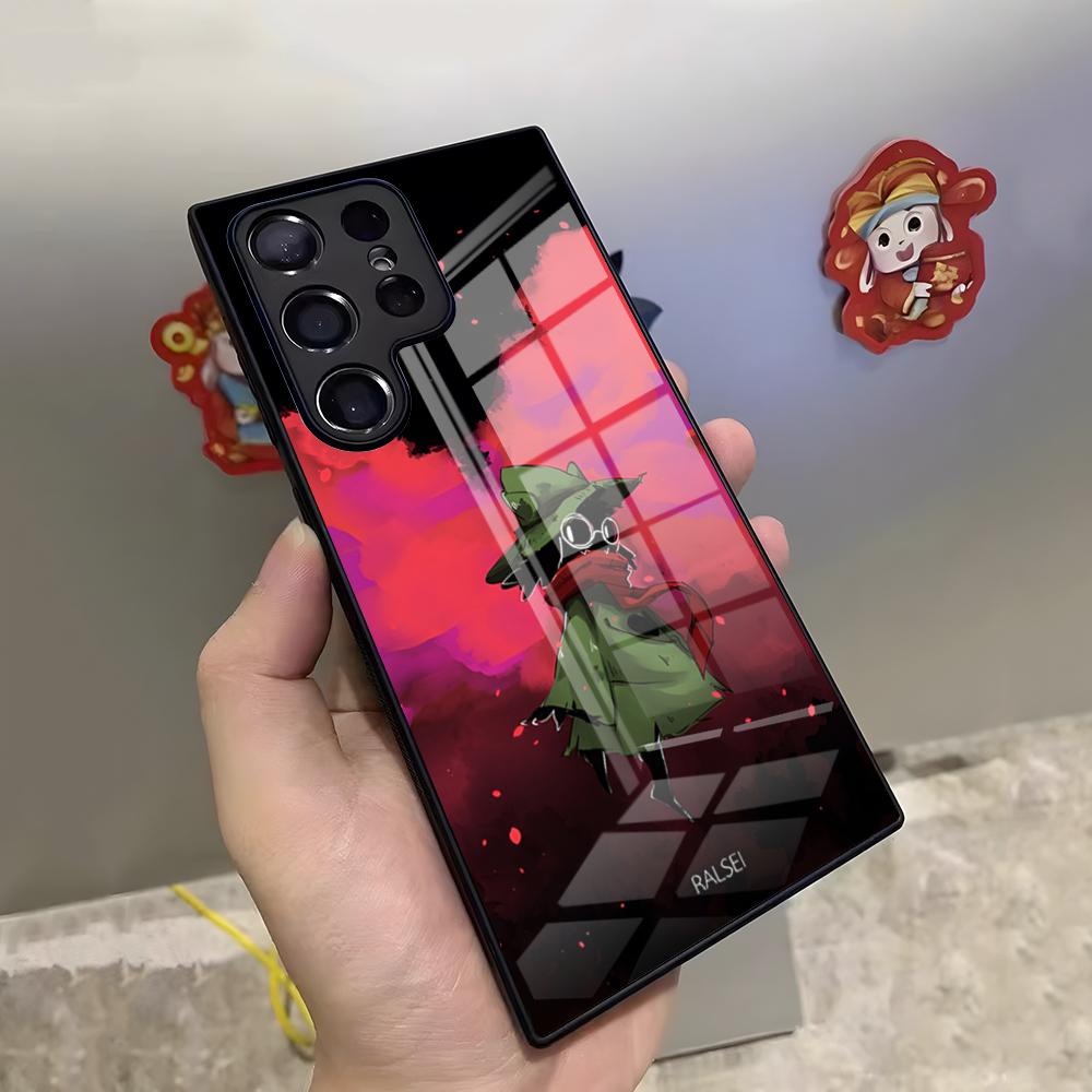 

Jevil D-Deltarune Game Phone Case For Samsung S26 S25 Ultra S23 S22 S24 S20 Fe S21 Plus A54 A53 A16 Glass Cover Samsung a16