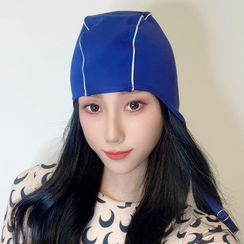 Women's Fashion Plus Size Anti-Shedding Loose Swim Cap