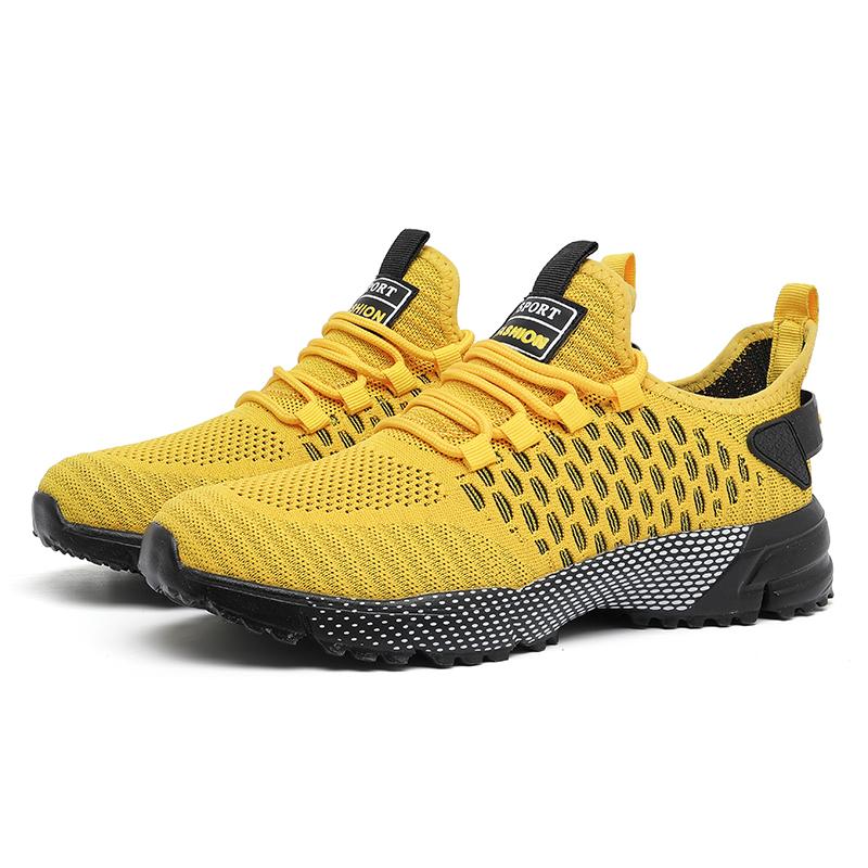 Men's Mesh Shoes Unique Grid Trend Design Breathable Comfortable Running Shoes Summer New Track  Field Basketball Sports Shoes