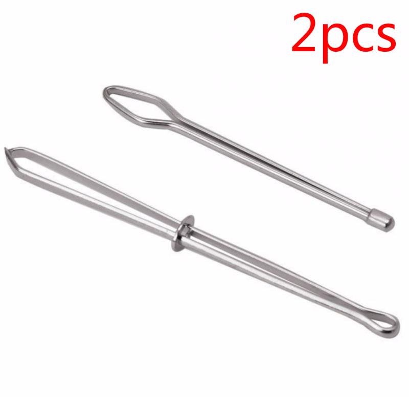 

Elastic Metal Drawstring Rope Threaders Elastic Cord Rope Threader Clip Self-Locking Tweezer Used Sewing Accessories DIY Tool