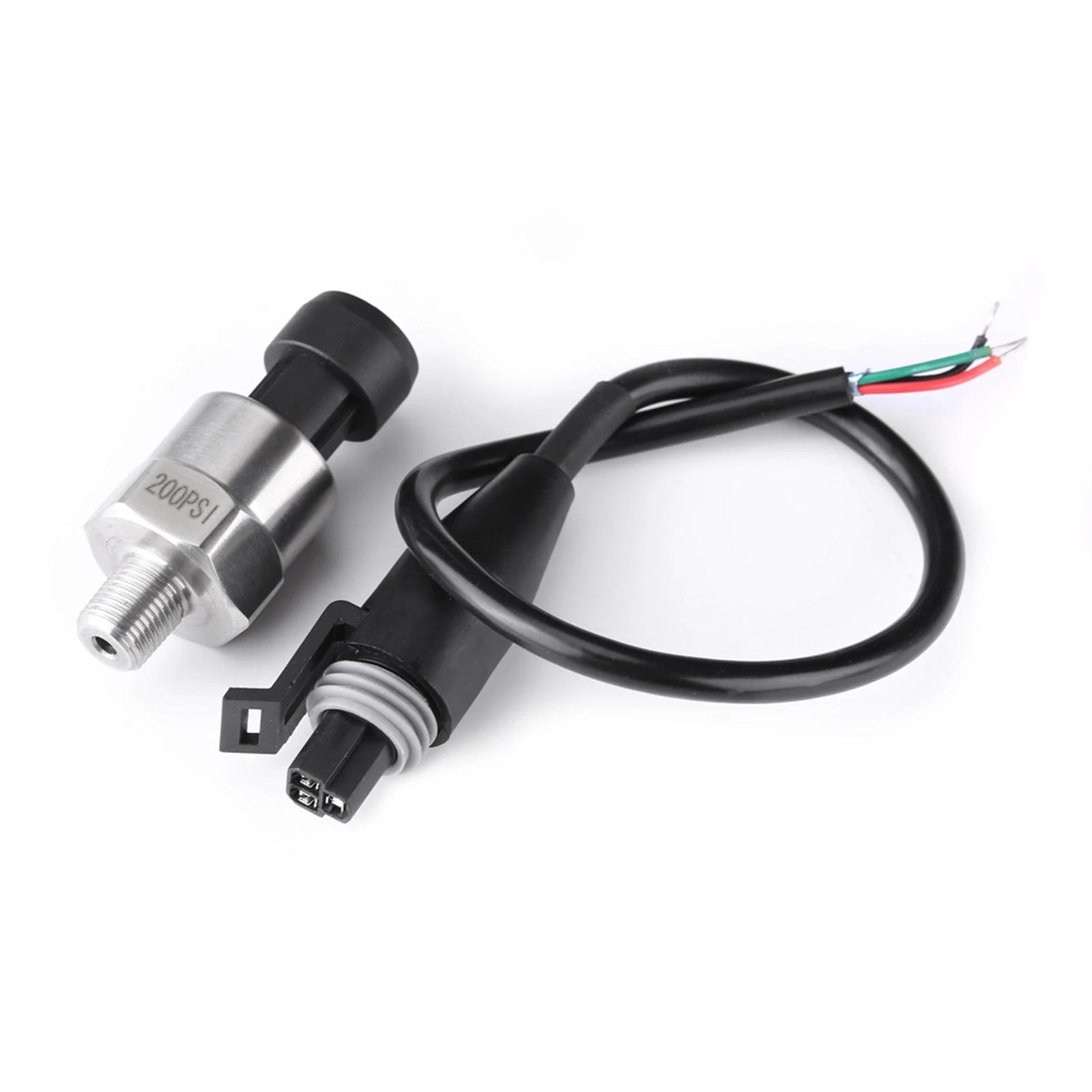1/8NPT Thread Stainless Steel Pressure Transducer  Sensor for Oil Fuel Air Water Pressure Sensor Pressure Transducer