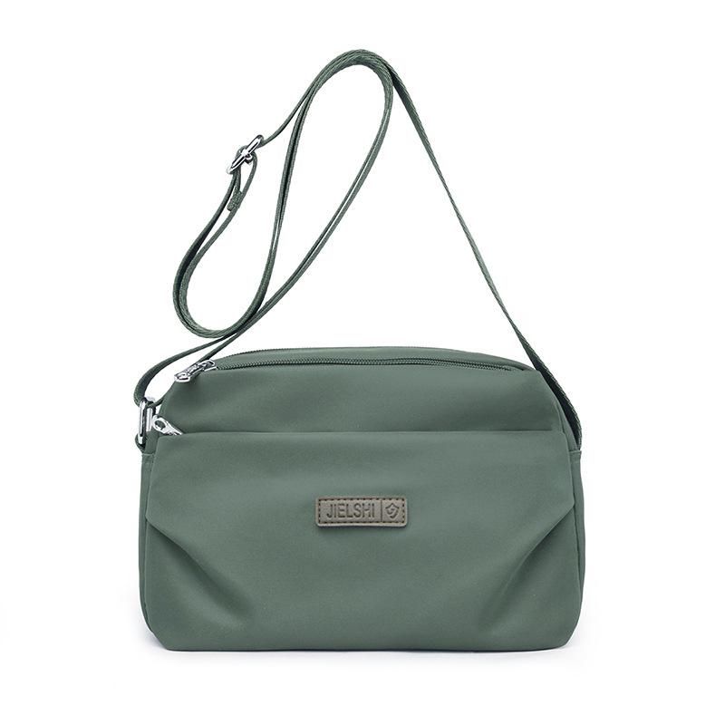 Fashionable Multi-compartment Shoulder Bag Trendy Shopping Messenger Bag Large Capacity Women's Work Backpack Waterproof Nylon Cloth Bag