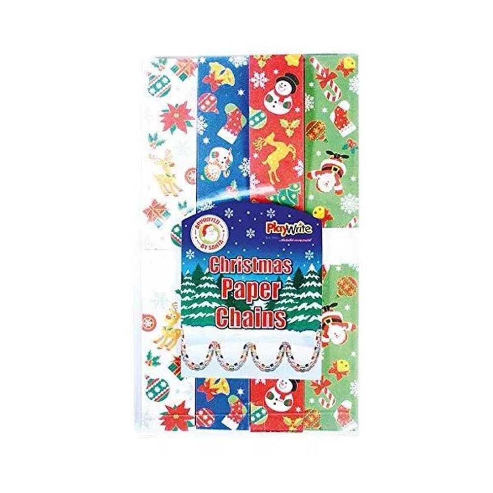 Playwrite Paper Chain Christmas Decoration (Pack of 100)