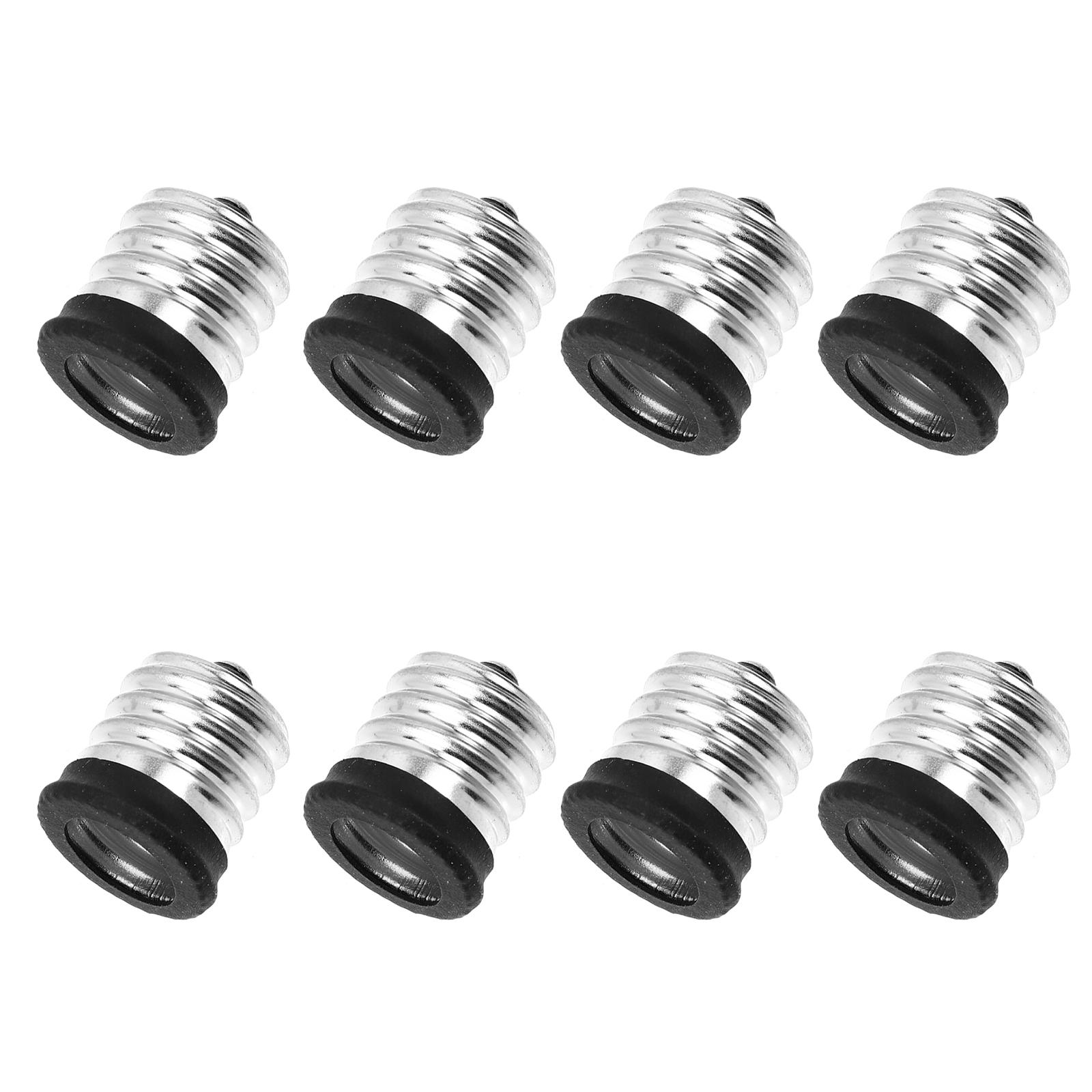 

8 pcs Light Base Converters B15 To E14 Bulb Adapter Lamp Holder Socket Adapters For Garage Workshop Basement Carport Shop