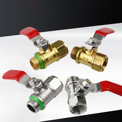 Female & Male Thread Water Distribution Switch Stainless Steel Handle  Valves Water Gas Oil Switch Fitting Adapter
