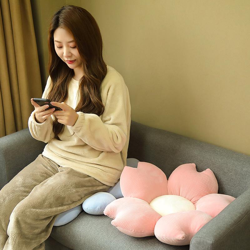 40/50/68cm Entzückende Pflanzen Kissen Gefüllt Weich Sonnenblume Sakura Gänseblümchen Blumen Sitzkissen Requisiten Sofa Heimdekoration Geschenke