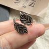 Xiaomi 925 Sterling Silver Rings for Women Couple Minimalist Handmade Simple Retro Leaf Ring Fine Jewelry Gift Prevent Allergy