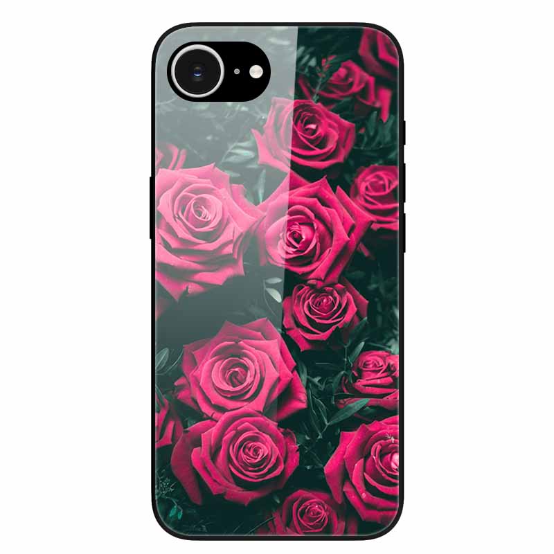 Tempered Glass Phone Cases For iPhone 16e 2025 Case Silicon Bumper Hard PC Back Cover Shell for iPhone SE (2025) / for iPhone16e