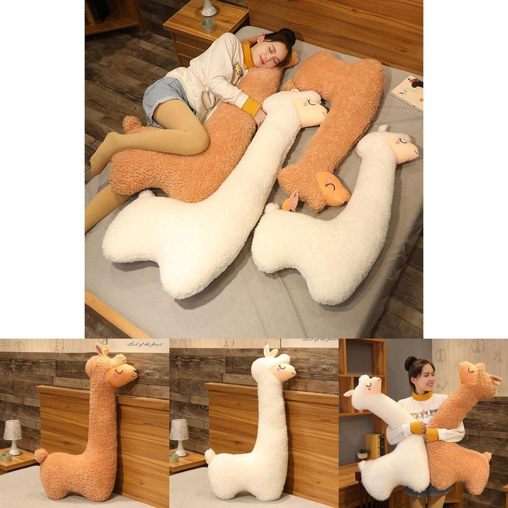 Entzückendes Plüsch-Alpaka-Kissen Weiches Kuscheltier Perfekt für gemütlichen Schlaf Geschenke