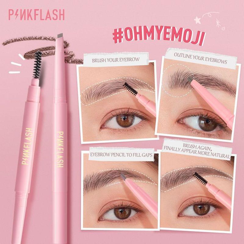 PINKFLASH - Waterproof Auto Eyebrow Pencil - 4 colours