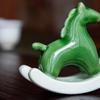 Ceramic Pony Ornament Rocking Horse Tea Ceremony Collectible Tea Table/Office Desk Cute For The Year Of The Horse