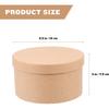 5 Pack Round Kraft Paper Cookie Boxes with Lids Cake Boxes Desserts Packaging Containers for Cupcakes, Candy,Muffin and Chocolate, 5.51x5.51x2.95
