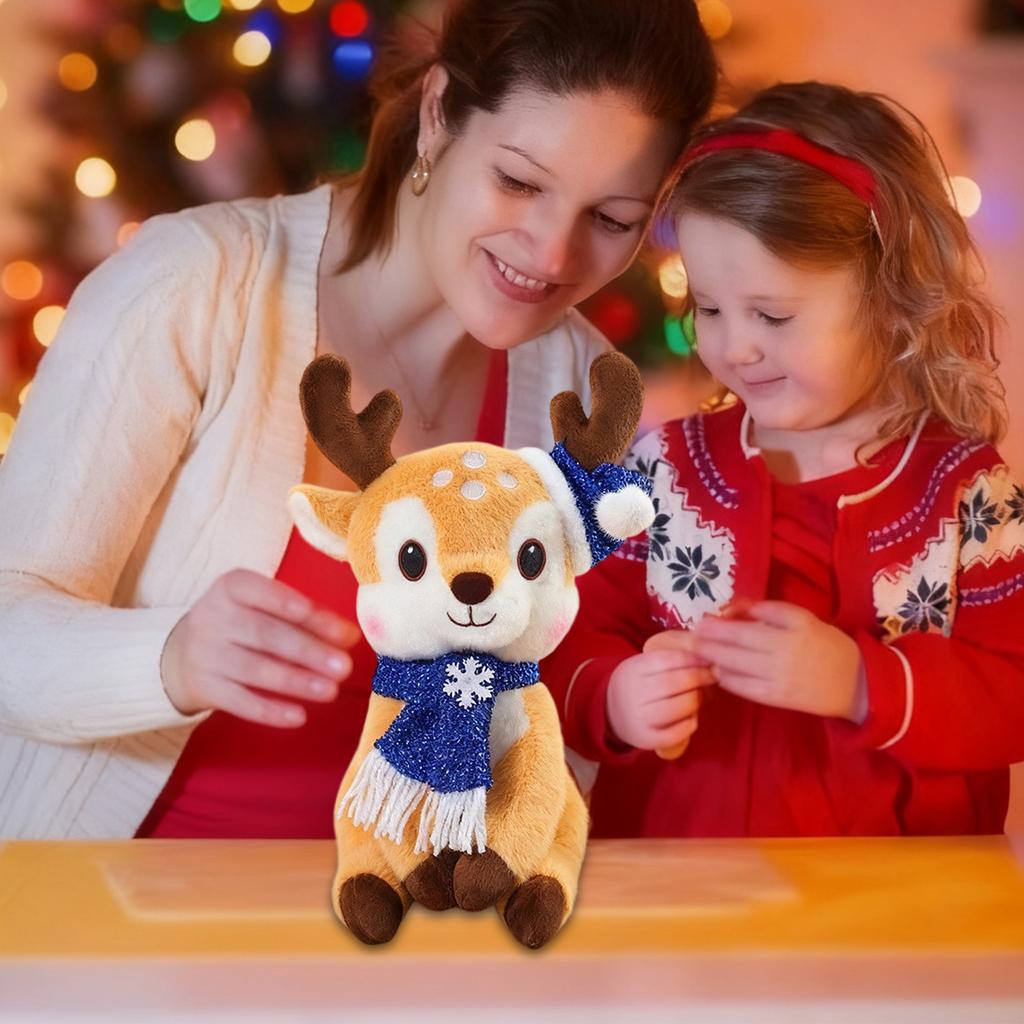 Christmas Deer Doll Plush Toy Gift Doll (without Label)