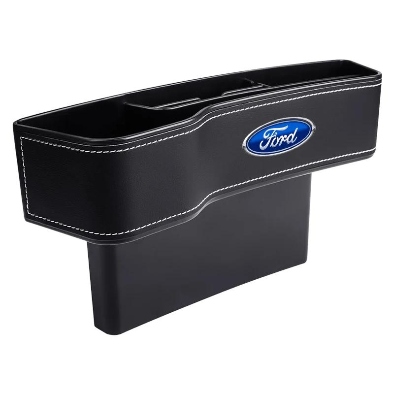 Car Seat Gap Organizer Auto Console Side Pocket Seat Crevice Box For Ford Ranger Focus Kuga Mustang Mondeo Fusion Esco Fiesta