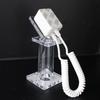 Anti-Theft Mobile Display Stand with Alarm and Spring Coil