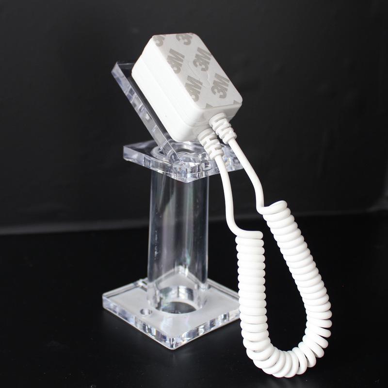 Anti-Theft Mobile Display Stand with Alarm and Spring Coil