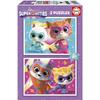 Puzzle - EDUCA - SuperKitties - 2 X 20 Pieces - Multicolor - For Children - From 3 Years