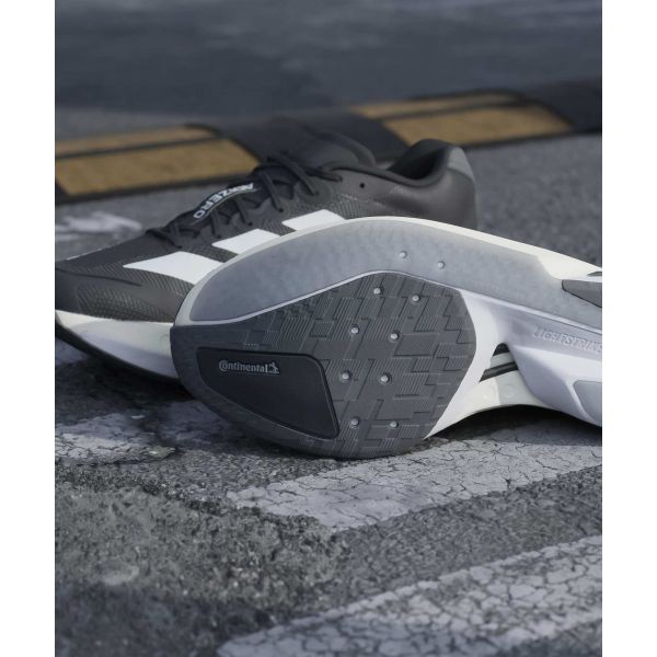 adidas Adizero Boston 13 Siyah Beyaz Gri Erkek Spor Ayakkabı Core-Black Cloud-White Grey-Five JS4938