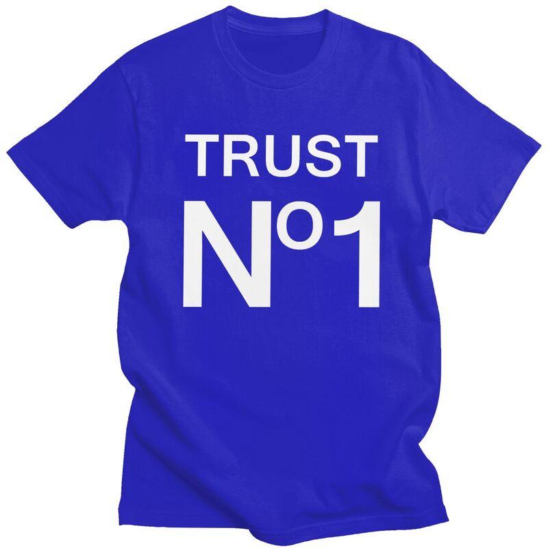 Custom Male Trust No One T Shirt Short Sleeves Cotton Tshirts Streetwear Tshirt Leisure Tees Clothes