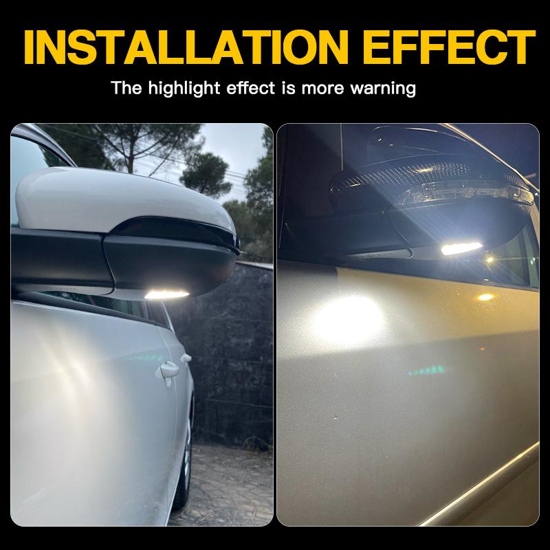 2Pcs No Error Led Side Mirror Light for VW Golf 6 Limousine Cabriolet Variant Touran (Typ 1T3) Accessories Led Courtesy Lights