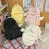 Women's Backpack Campus Large Capacity Backpack Student Schoolbag with Coin Purse