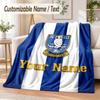Custom Text Flannel Blanket Sheffield Wednesday FC Print Warm Cozy Blanket Home Sofa Bedding