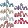 Onde Clip Artiglio di Granchio Donna Coreano Plastica Squalo Mollette per Capelli Geometria Coda di Cavallo Alta Barretta Forcina Accessori per Capelli Ragazza
