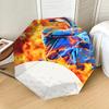 1pc Golf Fire Pattern Umbrella Design Automatic Opening and Closing Umbrella, High-quality Travel Umbrella,  c1128232