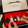 Seven-Piece Perfume Gift Set: Mini Fragrances with Long-Lasting Light Scents for Christmas Souvenir or Gift