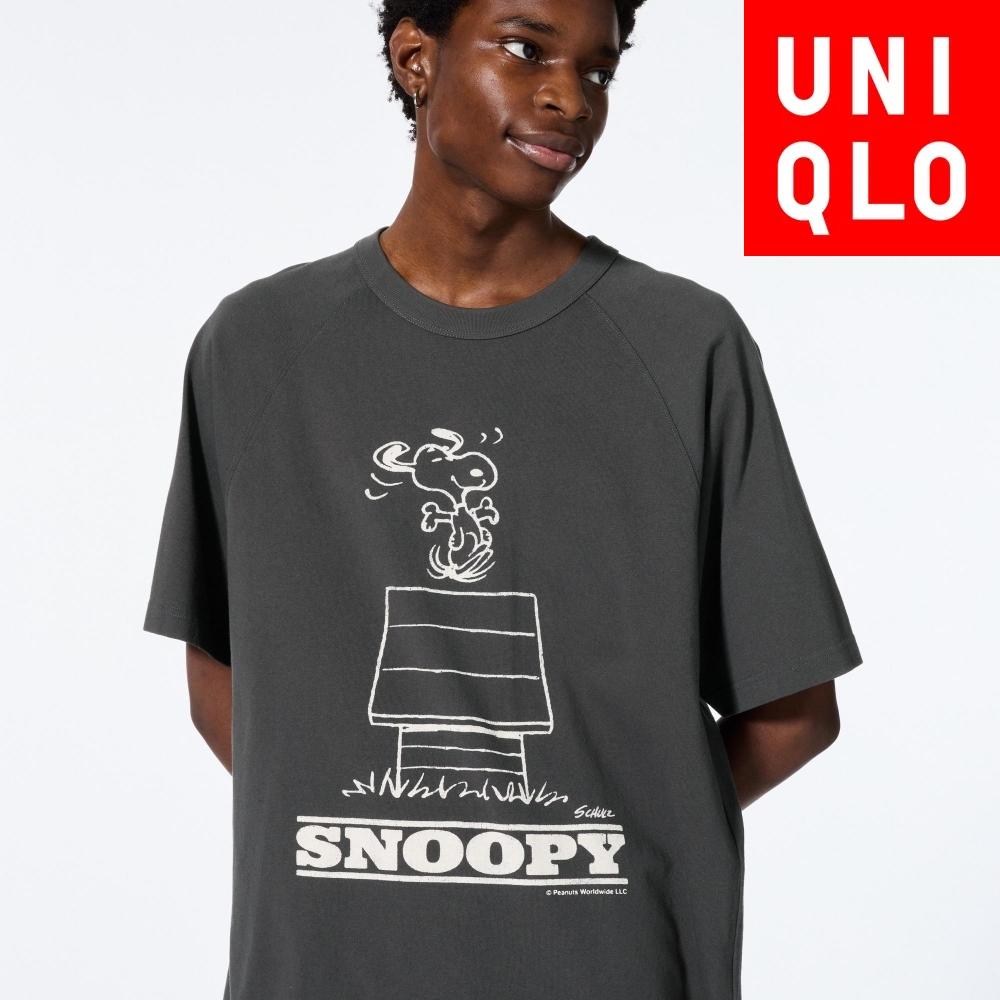 

Uniqlo Футболка с коротким рукавом PeanUTs UT Graphic D 08 DARK GRAY/UNISEX XS