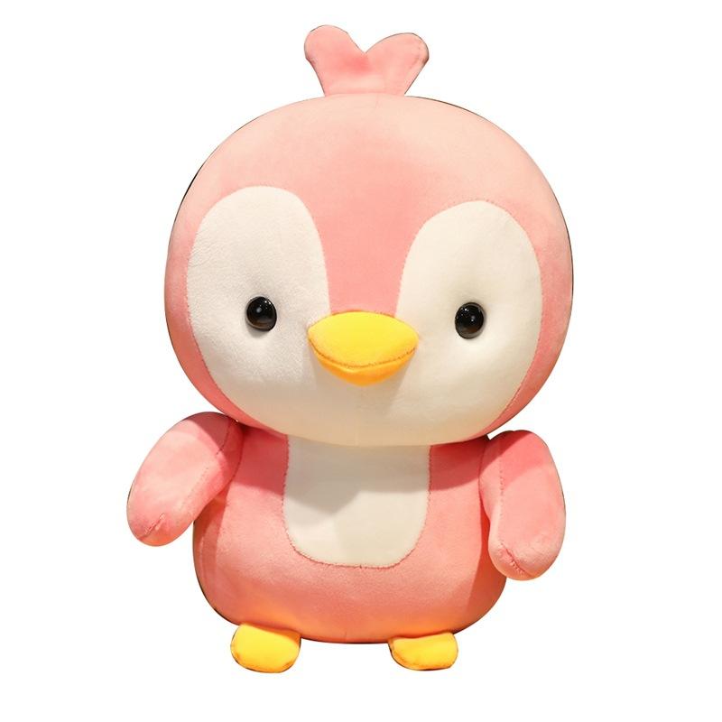 Pink Penguin Doll Plush Toy Emperor Penguin Doll Girls Bed Sleeping Pillow Children'S Soothing Ragdoll