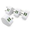 Dual USB 5V2A Fast Charger, CE Certified, UK Plug Power Adapter