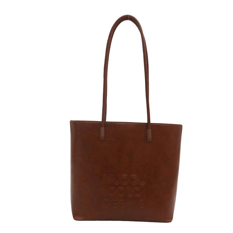 Fashionable Chic Tote Bag For Women In Black And Brown Ideal For Casual Outings