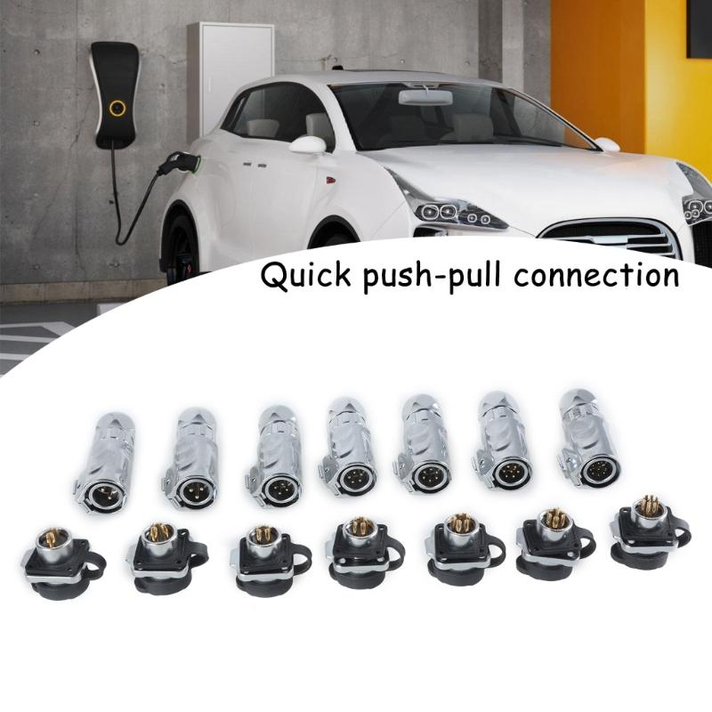 LP12 with LP13 Socket Fast Screw Locking Aviation Connectors For Industrial LED Lights Multiple Functional