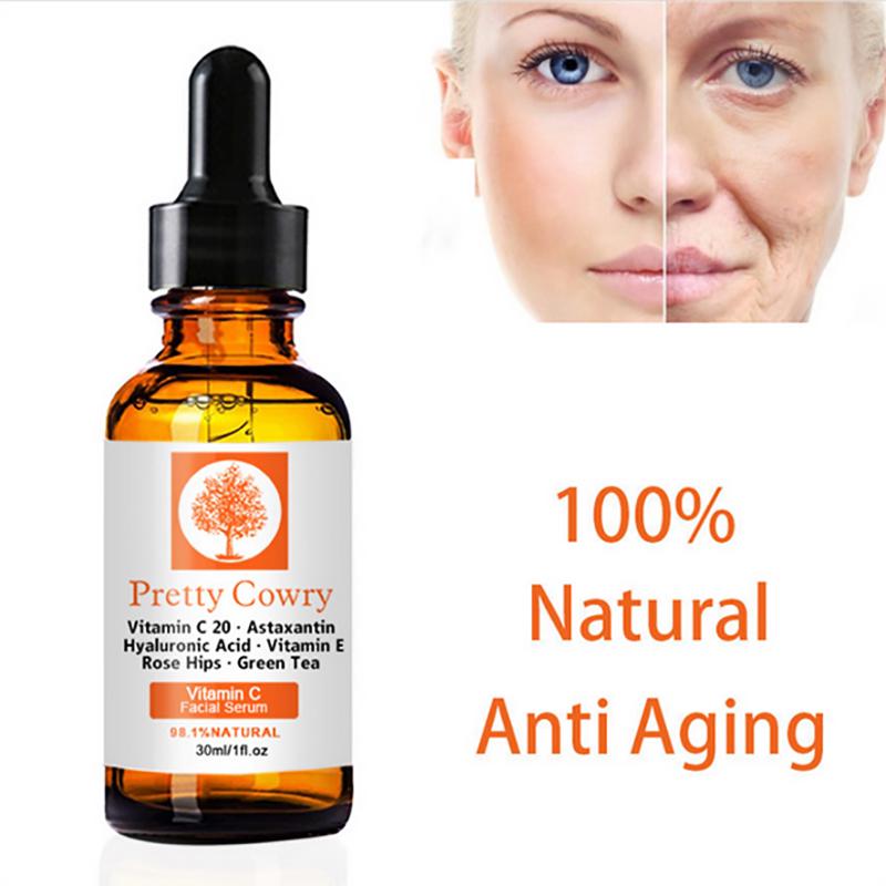 Buy PDTO 30ml Vitamin C Facial Serum Hyaluronic Acid Anti Ageing Anti Wrinkle at affordable