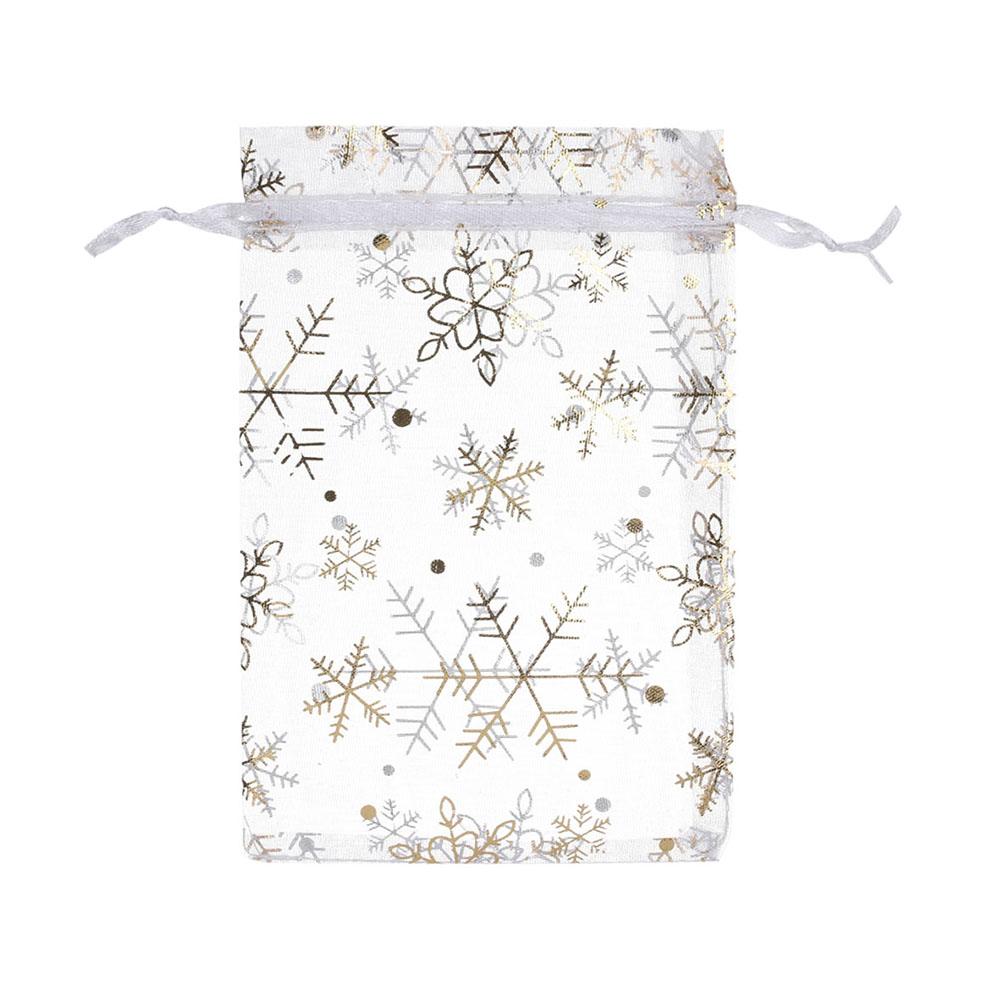 50pcs/lot Party Supplies Red/White Wedding Gifts Strap Jewelry Packaging Bags Gift Pouches Drawstring Candy Pouch Organza Bags