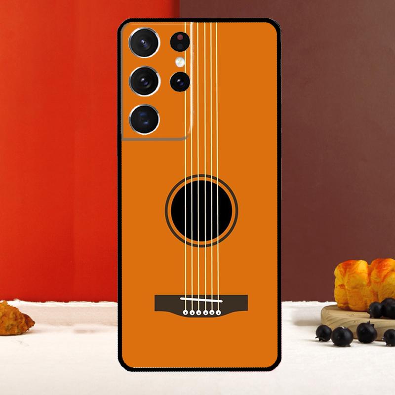 Guitar Music Case For Samsung Galaxy S23 S20 FE S21 FE S22 Ultra S8 S9 S10 Plus Note 10 Note 20 Ultra Cover