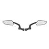1 Pair Carbon Fiber Style Motorcycle Rearview Mirrors Rotating Side Mirror Replacement for Aprilia